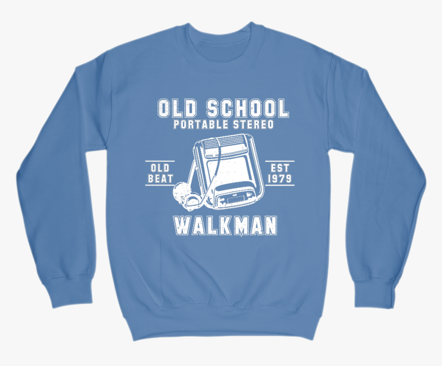 Old School Walkman Crewneck Sweater - Sweater, HD Png Download, Free Download