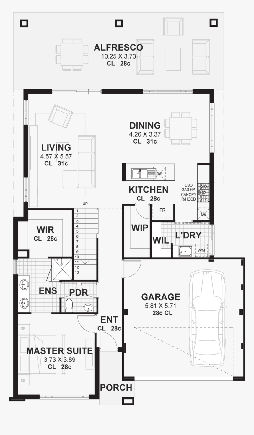 Transparent House Blueprint Png Floor Plan Of Two Story House