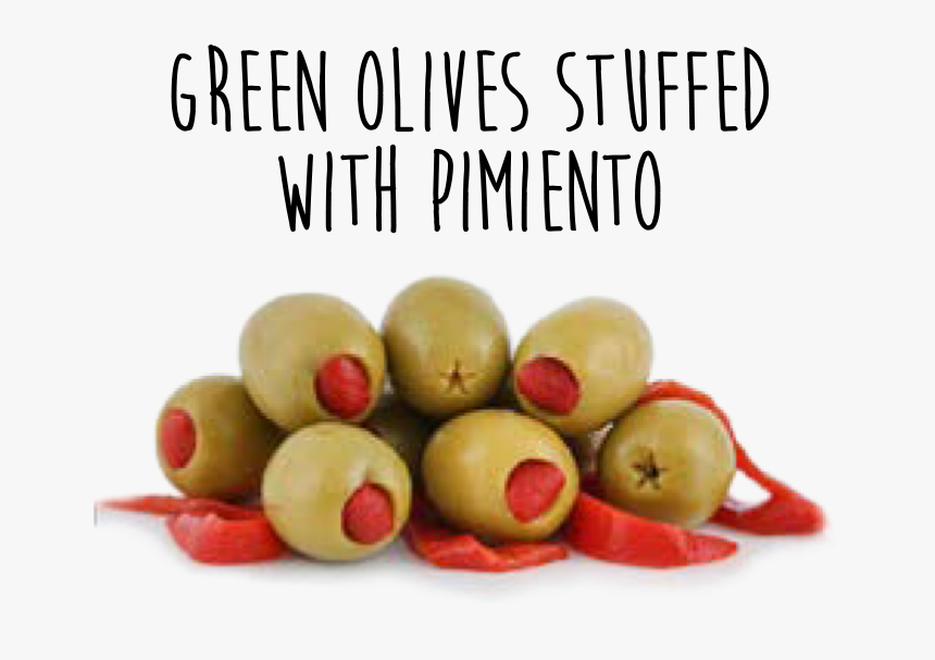 Olives - Green Olives Stuffed With Pimiento, HD Png Download, Free Download