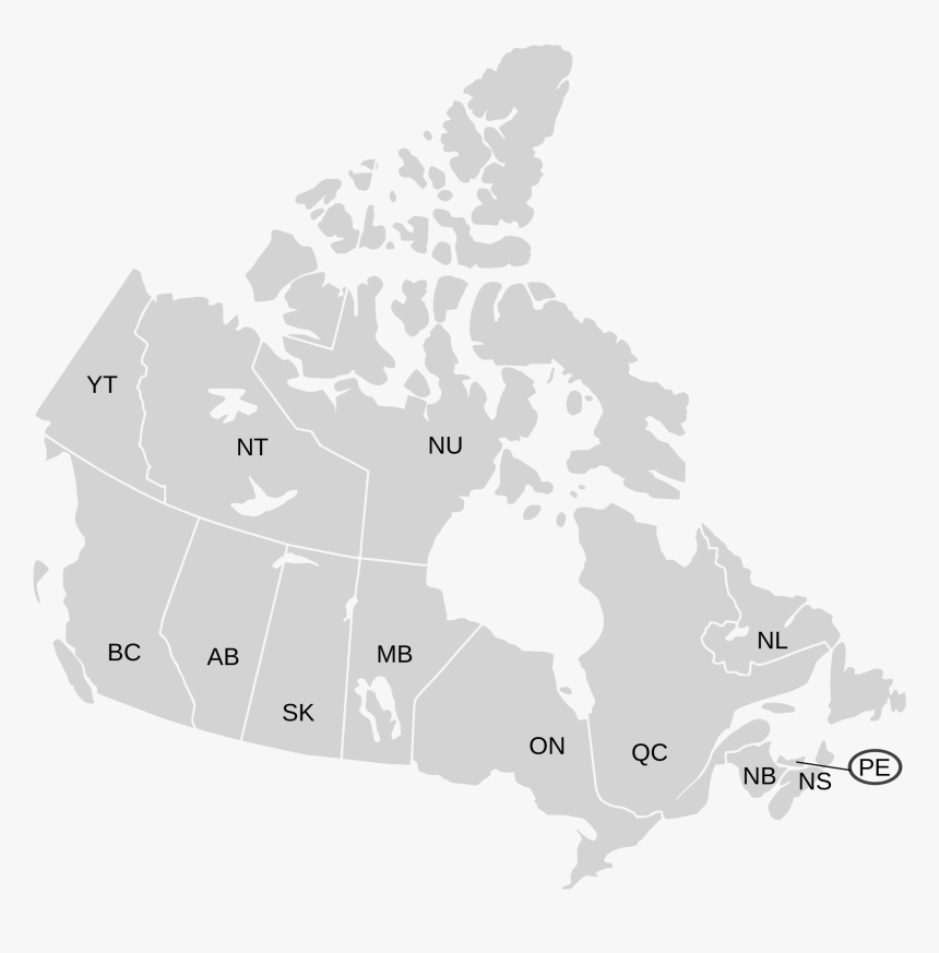 Map Of Canada Svg, HD Png Download, Free Download