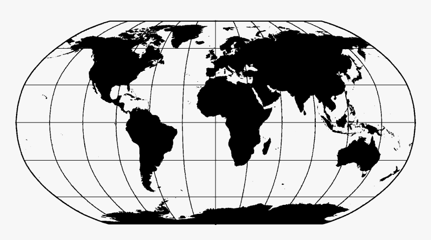 Transparent Map Of The World Png - Black World Map Logo, Png Download, Free Download