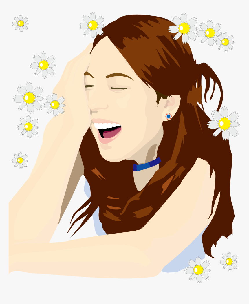 Transparent Happy Woman Png - Smile Cartoon Girl Face, Png Download - kindpng Transparent Happy Woman Png - Smile Cartoon Girl Face, Png Download - kindpng