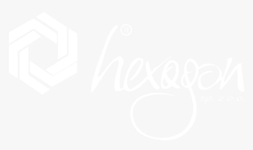 Hexagon Logo Black And White - Hexagon Logo White Font Transparent, HD Png Download, Free Download