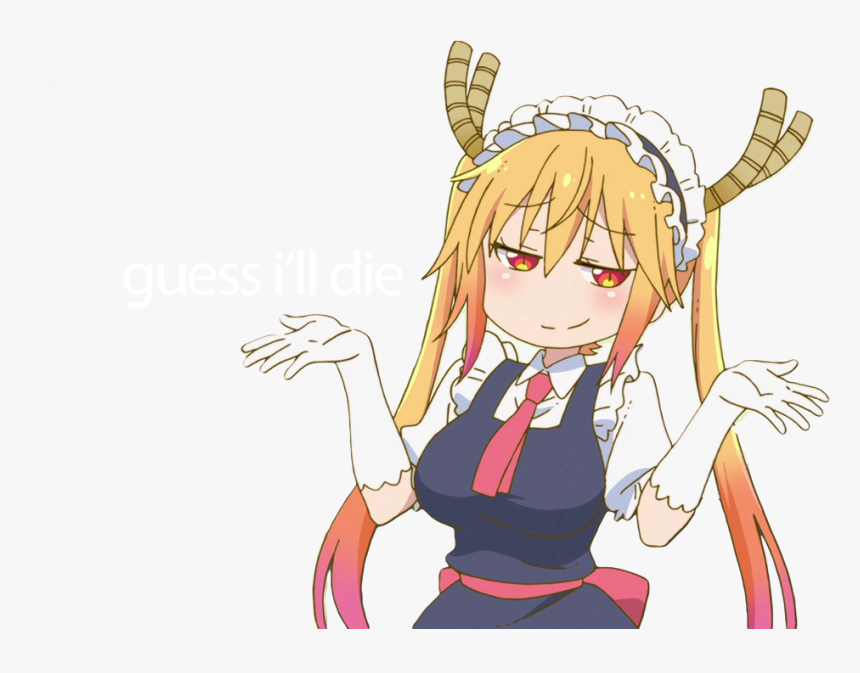 Memei Made This Png - Tohru Dragon Maid Png, Transparent Png, Free Download