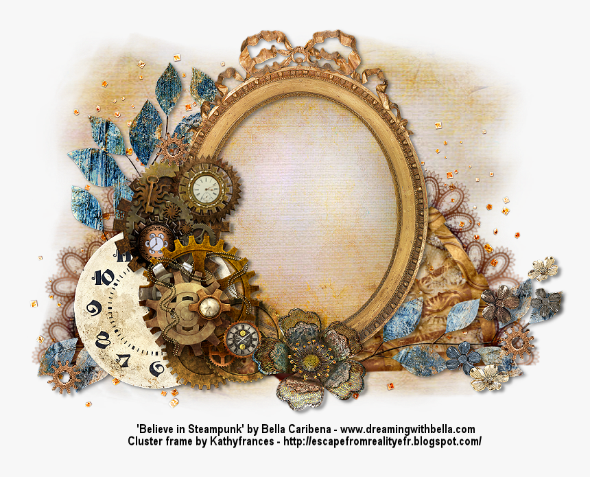 Steampunk Frame Png, Transparent Png, Free Download