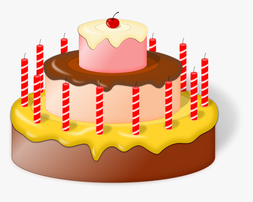 Birthday Cake - Cake Birthday Svg, HD Png Download, Free Download