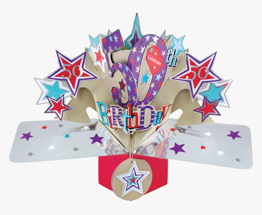 Product Images Of - Carte Anniversaire 50 Ans Pop Up, HD Png Download, Free Download