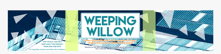 Bold, Playful, Medical Label Design For Weeping Willow - Poster, HD Png Download, Free Download