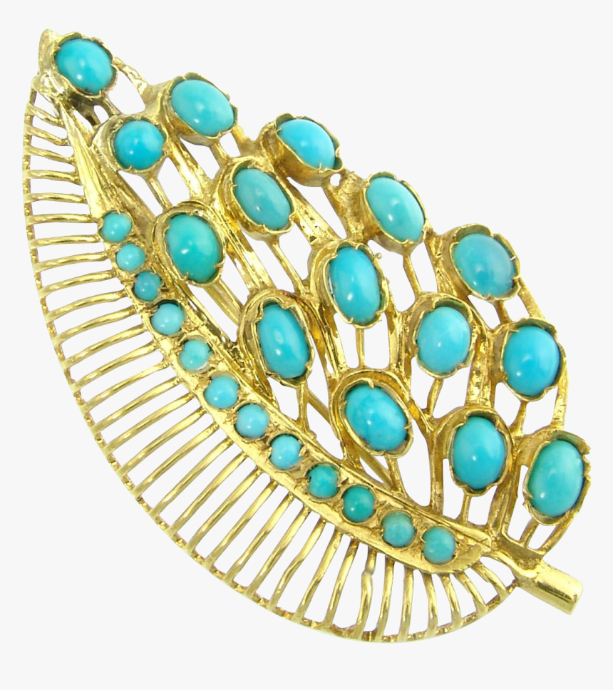 Large Vintage Persian Turquoise 18k Yellow Gold Filigree - Love Art Workshops Kendal, HD Png Download, Free Download