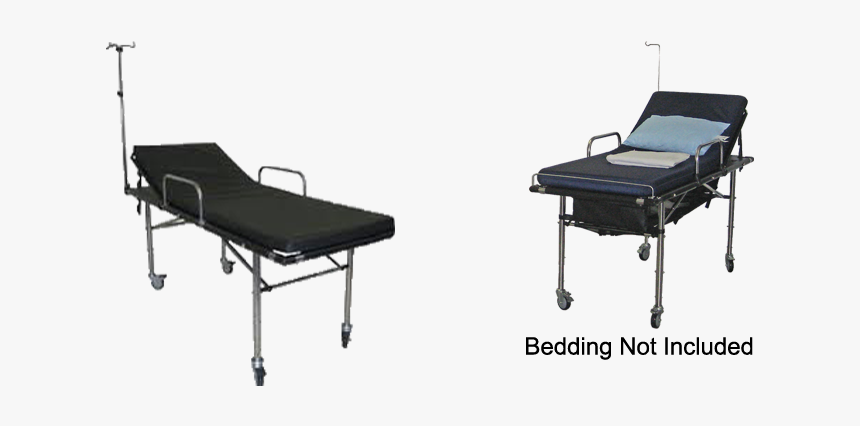 Emergency Room Bed 2 Views - Stretcher, HD Png Download, Free Download