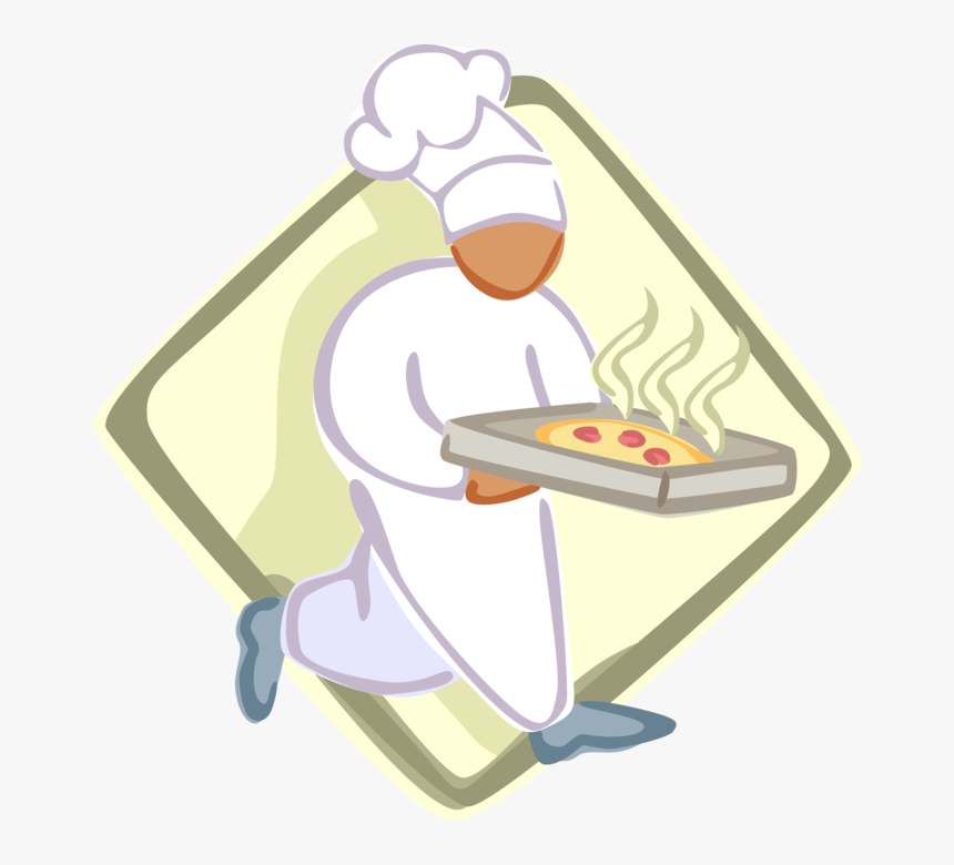 Vector Illustration Of Culinary Chef With White Hat - Illustration, HD Png Download, Free Download