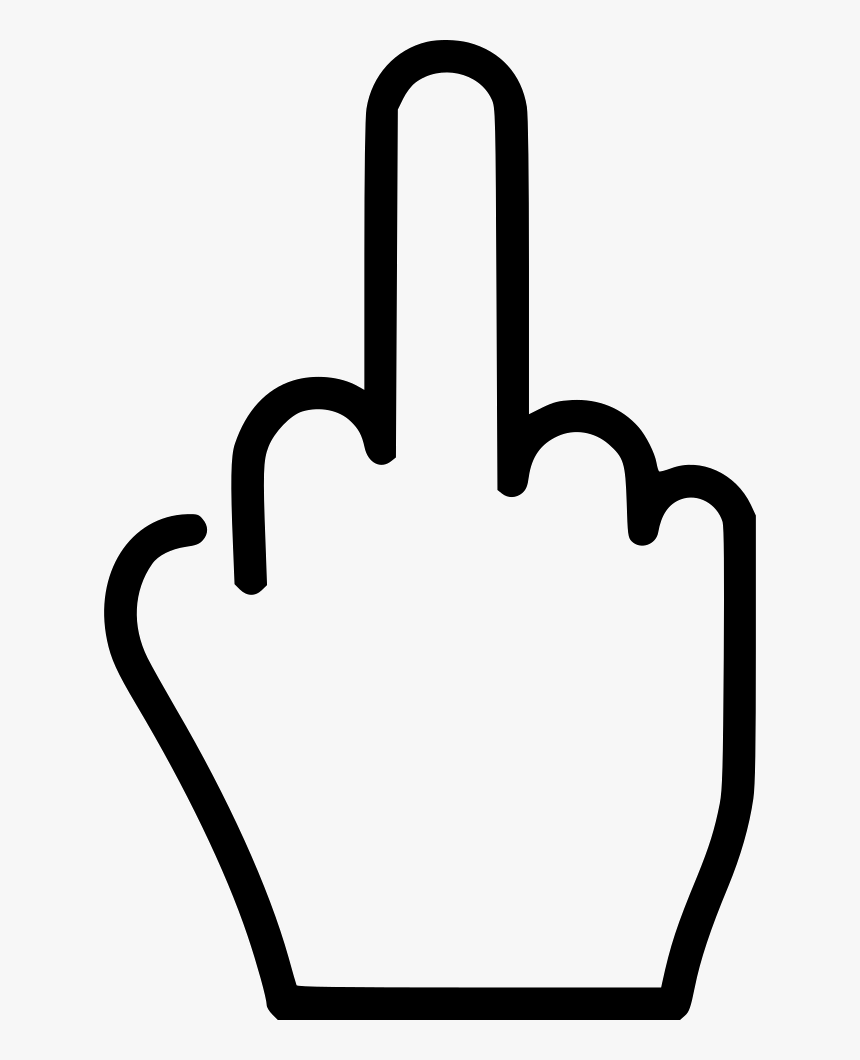 Sucker - Transparent Background Middle Finger Clipart, HD Png Download, Free Download