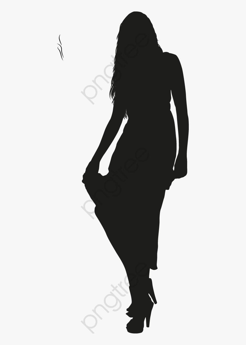 Transparent Fashion Clipart Black And White - Illustration, HD Png Download, Free Download