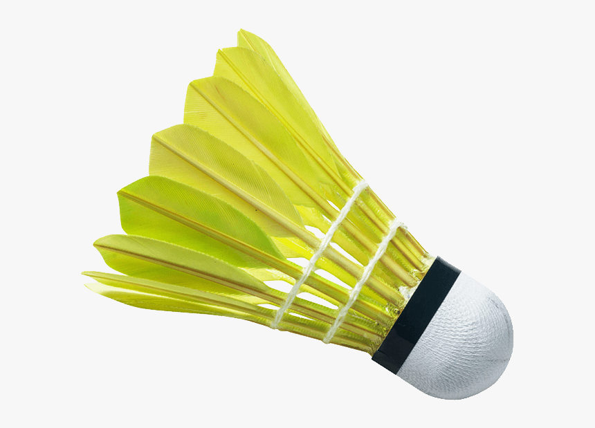 Badminton Birdie Yellow - Badminton Shuttlecock Png, Transparent Png, Free Download