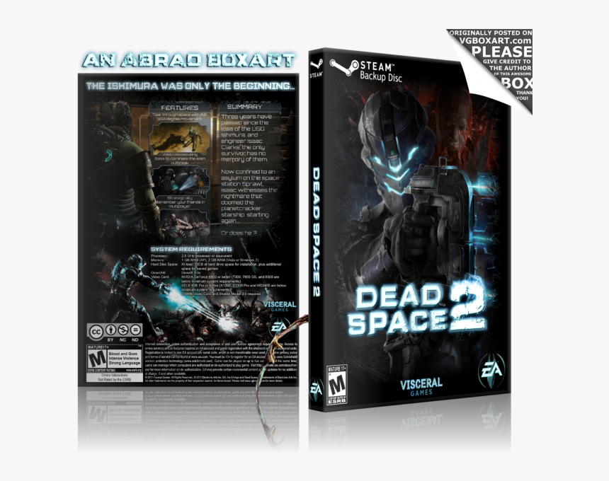 Dead Space 2 Box Art Cover - Dead Space 2, HD Png Download, Free Download