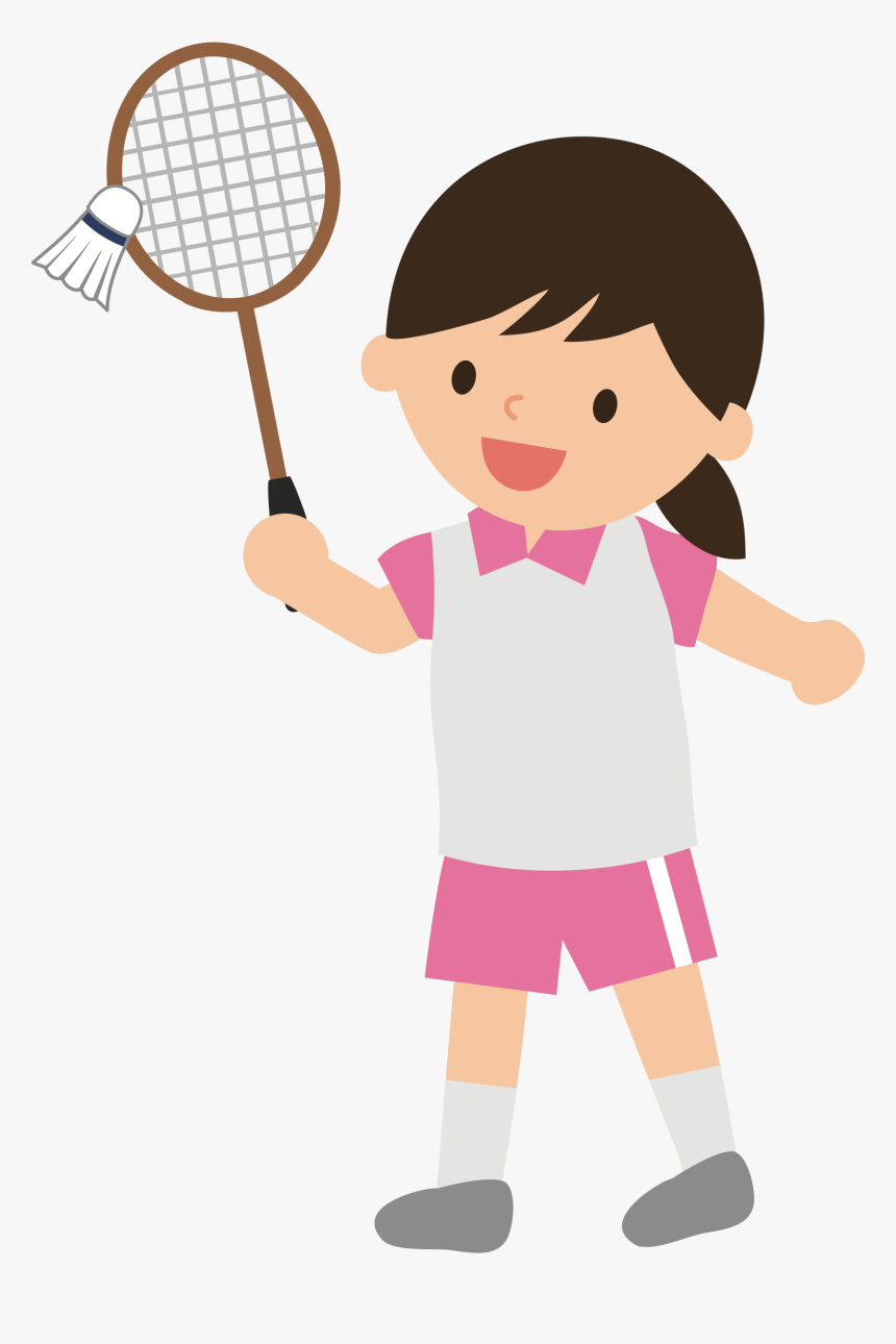 Transparent Badminton Png - Woman Playing Badminton Clipart, Png Download, Free Download