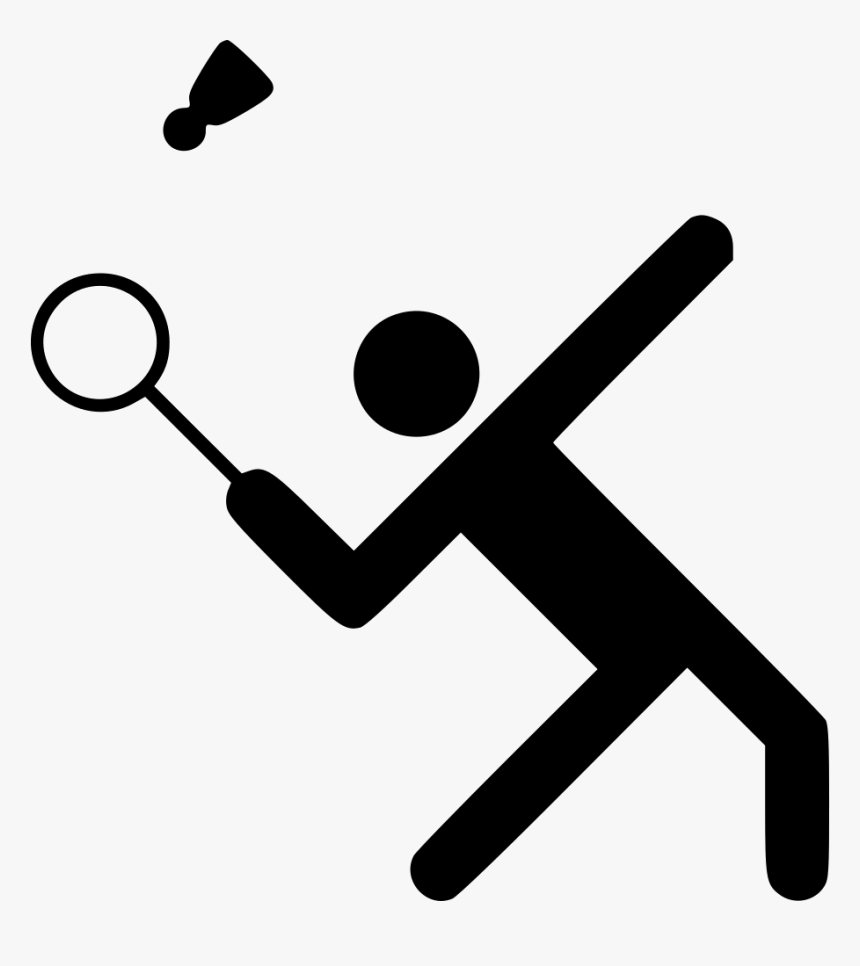 Badminton - Badminton Icon Png White, Transparent Png, Free Download