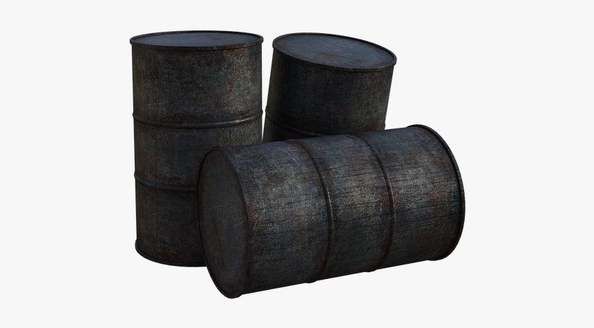 Oil Barrels, Old, Rusted, Fuel, Drums, Rubbish - Barili Petrolio Png, Transparent Png, Free Download