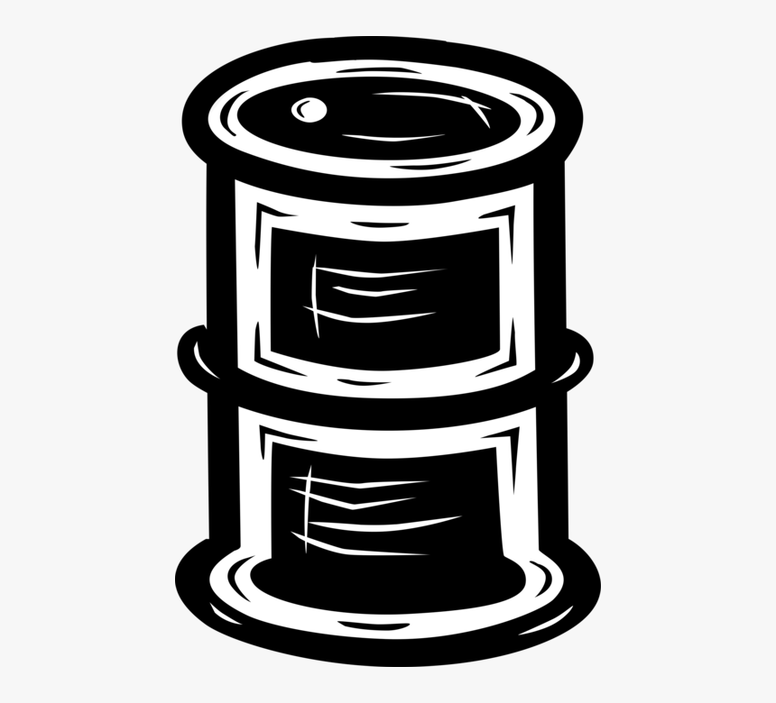 Vector Illustration Of Crude Petroleum Oil Barrel Or - United States Dollar, HD Png Download, Free Download