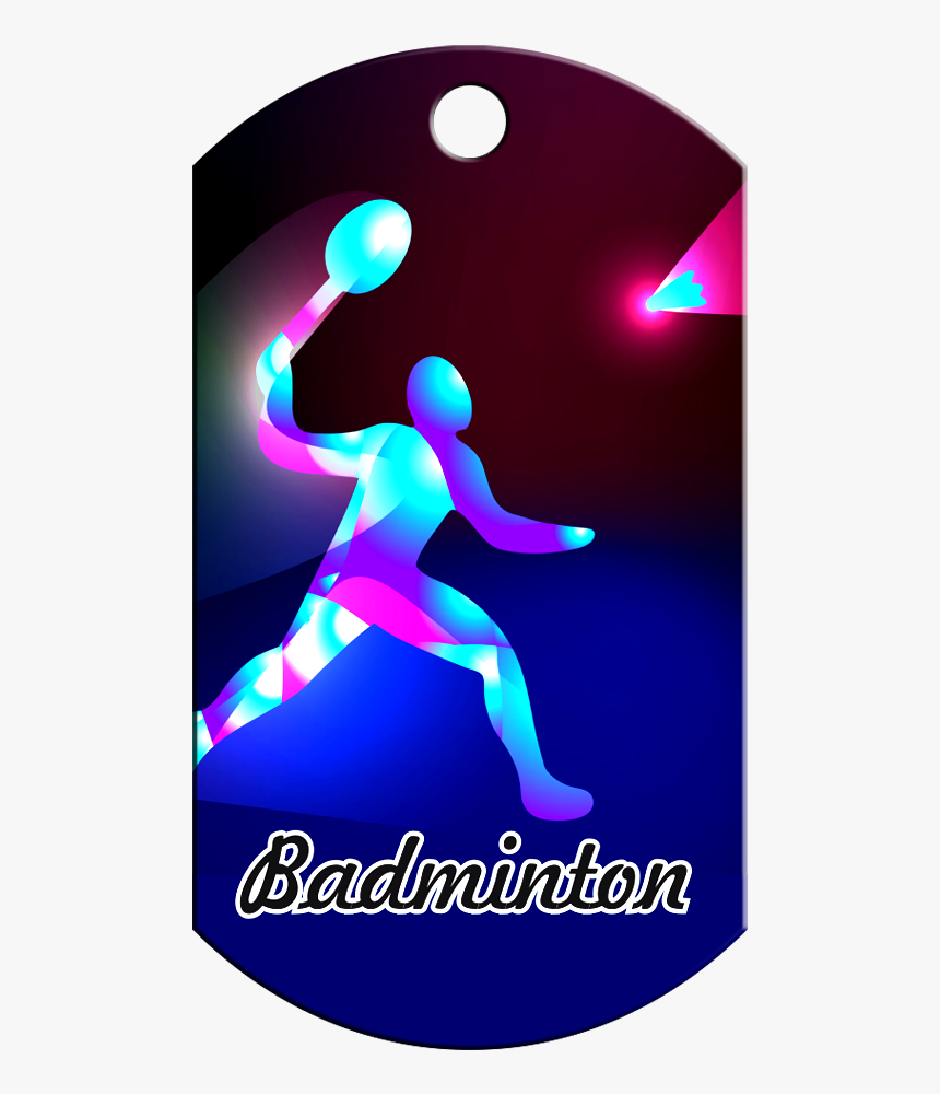 Badminton Dog Tagv4, HD Png Download, Free Download