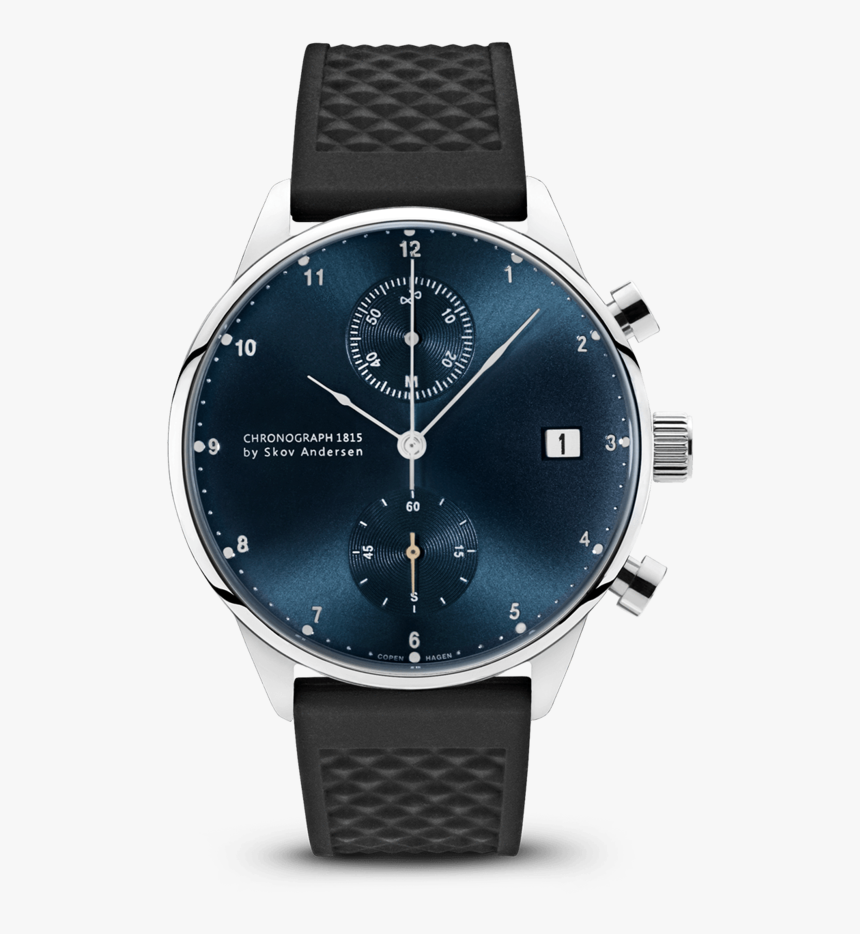 1815 Chronograph Steel Blue Sunray, HD Png Download, Free Download