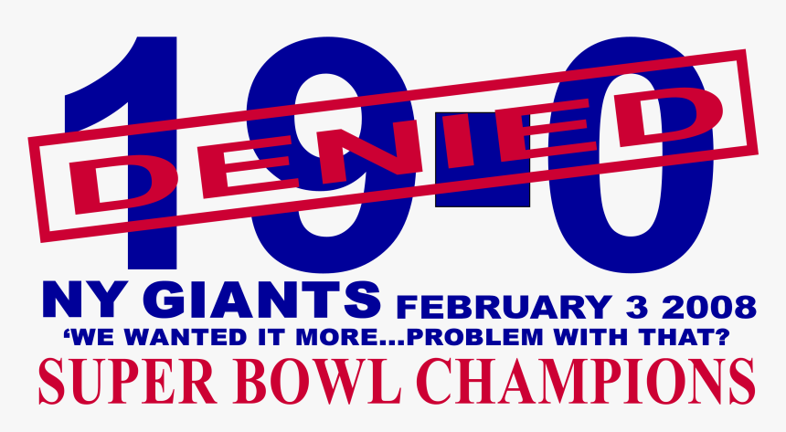 New York Giants, Super Bowl - Giants Beat Pats Superbowl, HD Png Download, Free Download