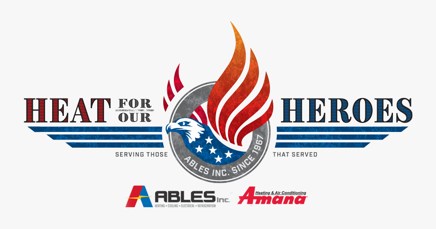 Ables Heat For Our Heroes Logo - Graphic Design, HD Png Download, Free Download