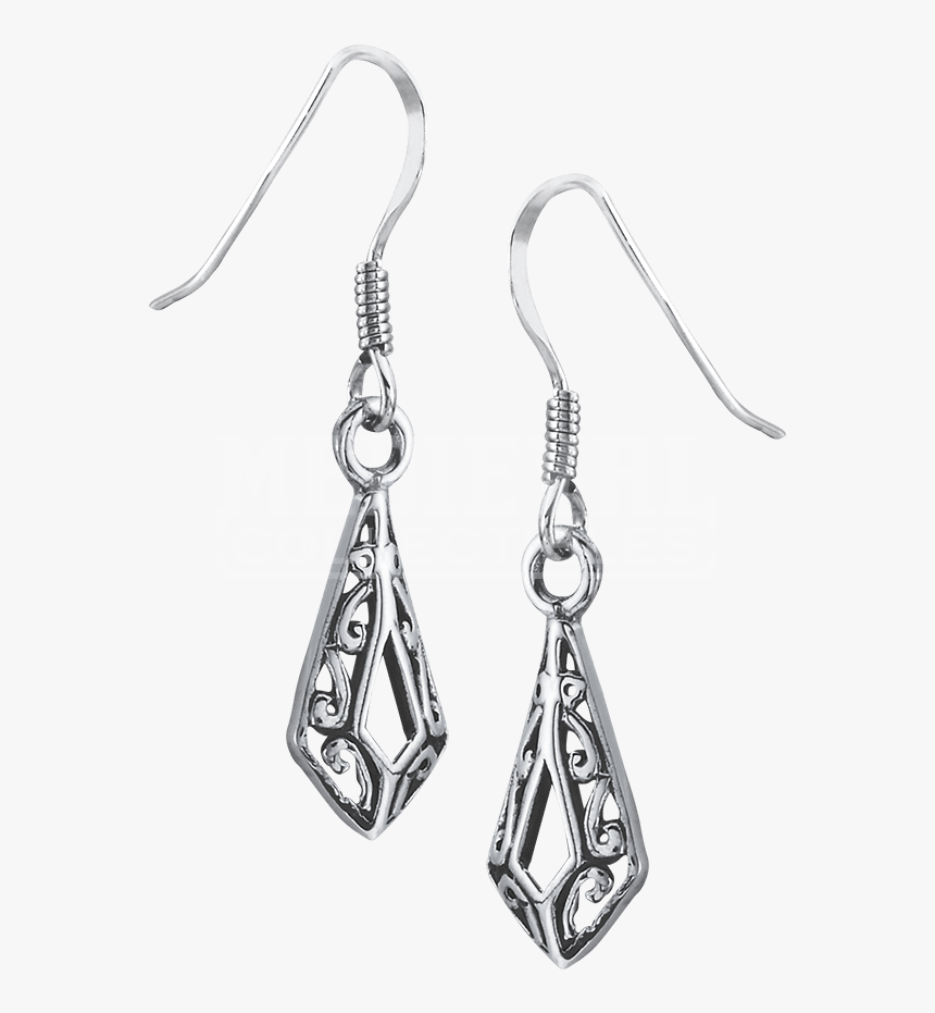 Transparent Scrollwork Png - Earrings, Png Download, Free Download