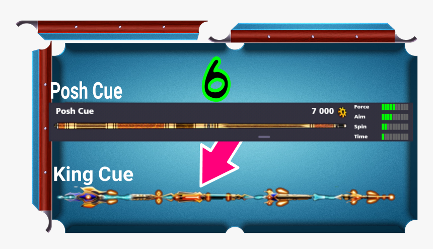 Posh Cue 8 Ball Pool, HD Png Download, Free Download