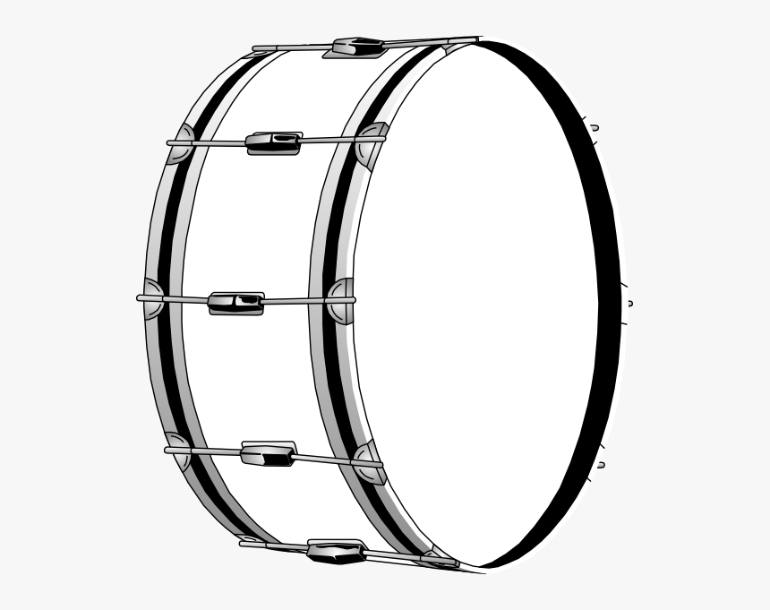 Bass Drums Snare Drums Clip Art - Silhouette Bass Drum Clipart, HD Png Download, Free Download