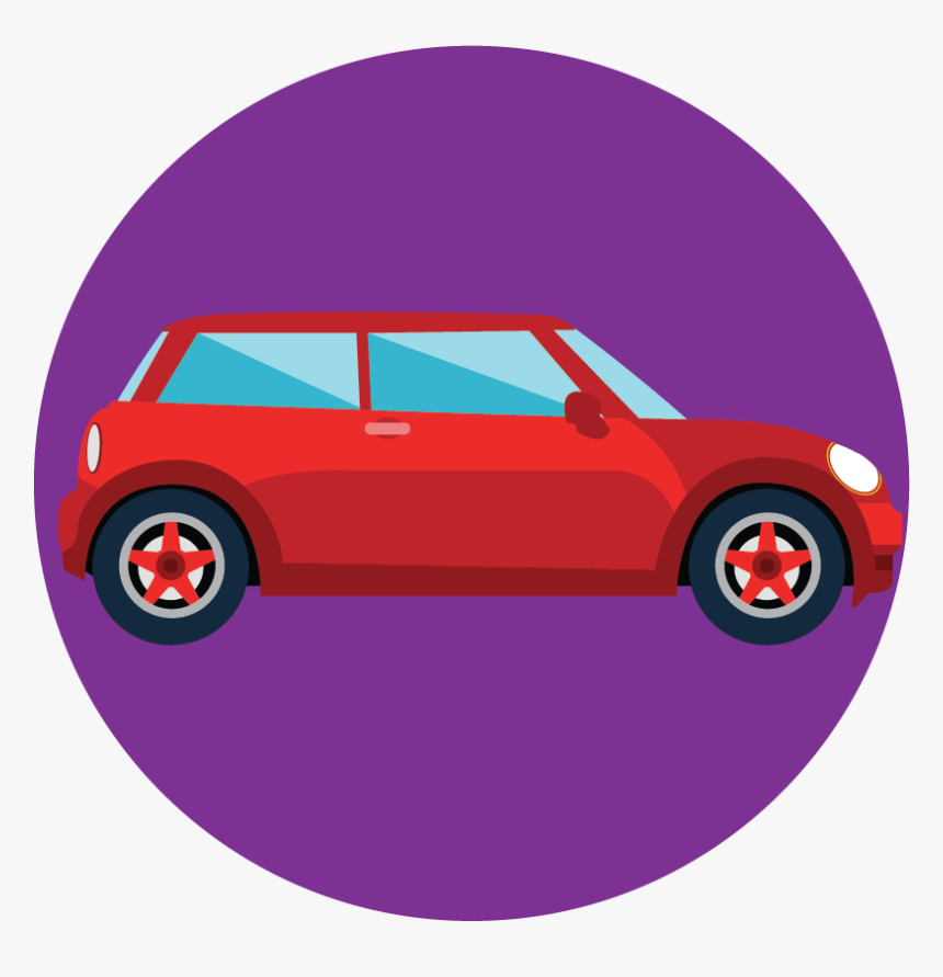 Mini Cooper Clipart Pink Car - City Car, HD Png Download, Free Download