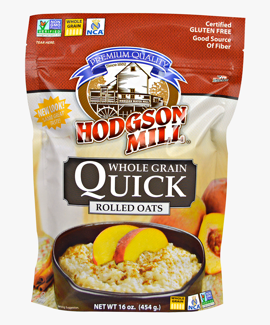 Gluten Free Quick Rolled Oats - Hodgson Mills Oats, HD Png Download, Free Download