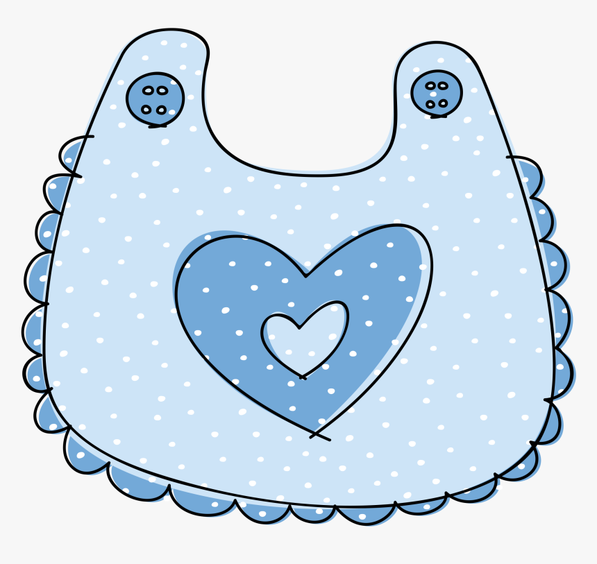 Blue Baby Bib Clipart, HD Png Download, Free Download