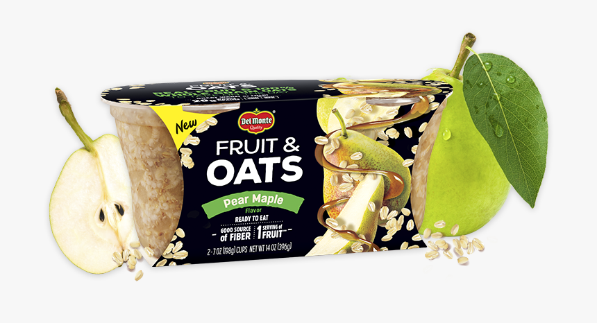 Fruit & Oats™ Pear Maple - Del Monte Fruit And Oats, HD Png Download, Free Download