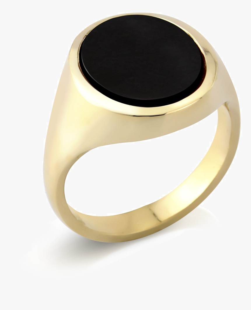 Stone Set Oval Signet Ring - Signet Ring With Stone, HD Png Download, Free Download