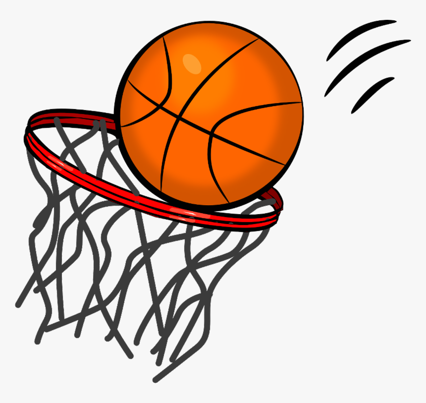 Vector Freeuse Download Basketball Going Into Hoop - Free Clip Art Basketball, HD Png Download, Free Download