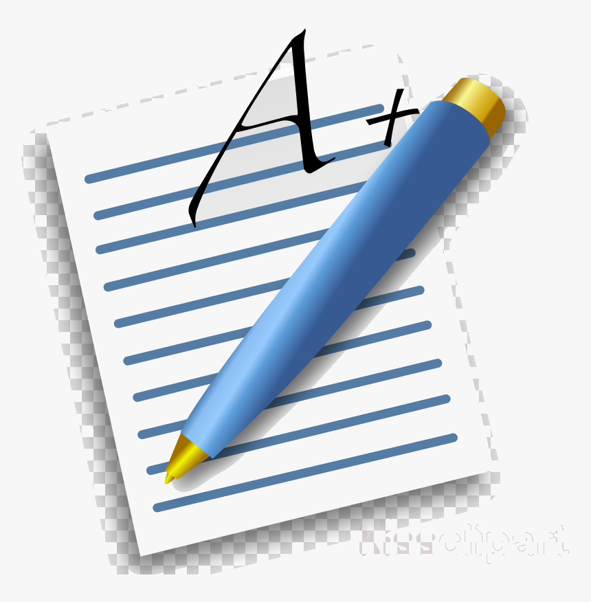 Pencil And Paper Pen Writing On Clipart Floss Papers - Paper And Pen Png, Transparent Png, Free Download