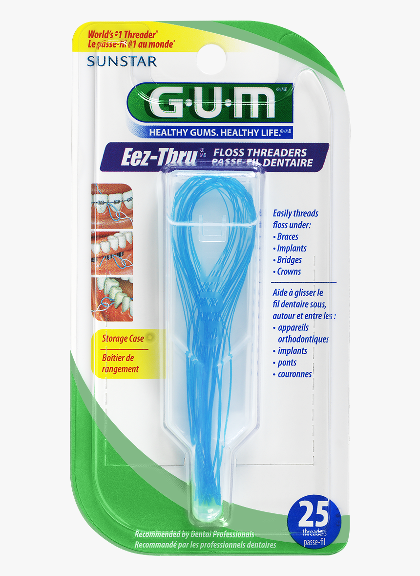 Gum® Eez-thru® Floss Threaders - Gum Floss Threaders, HD Png Download, Free Download