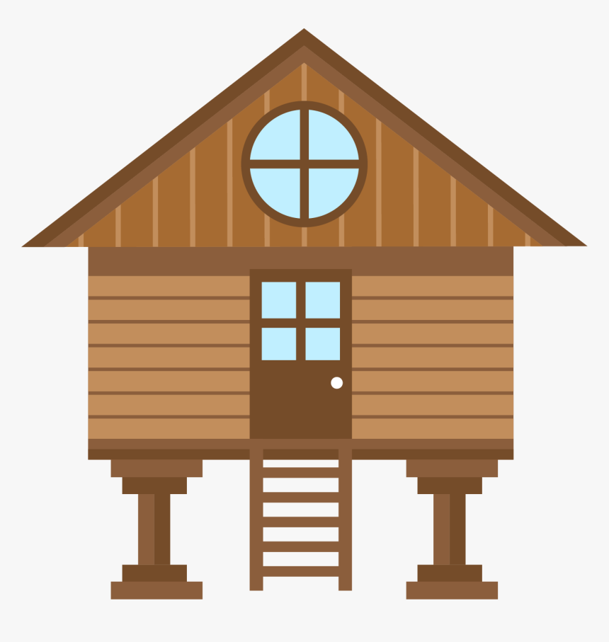 Clip Art Villa Gratis Transprent Png - Cartoon Log Cabin Png, Transparent Png, Free Download