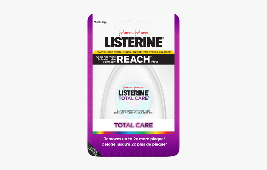 Listerine® Total Care Easy Sliding Floss - Health Care, HD Png Download, Free Download