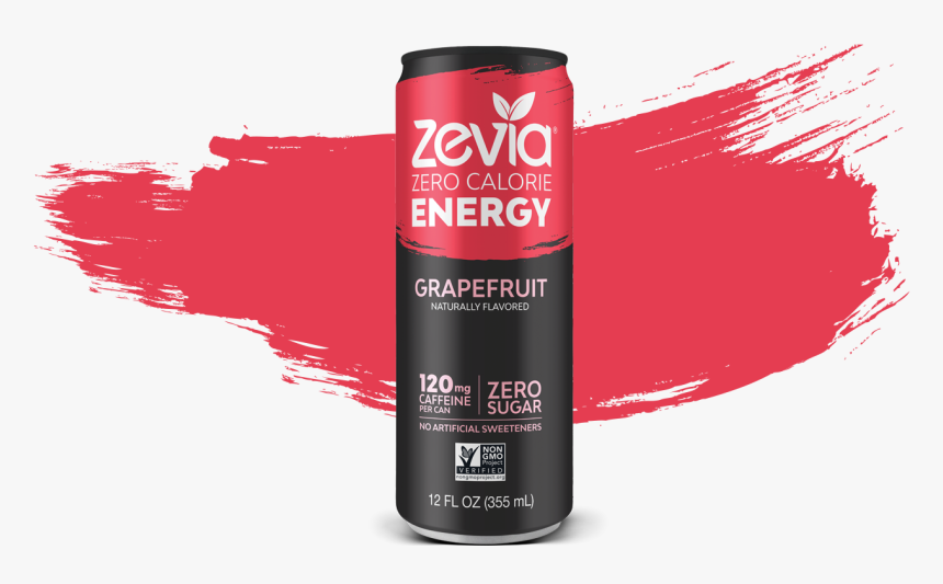 Zevia Sugar-free Zero Calorie Grapefruit Energy - Red Bull, HD Png Download, Free Download