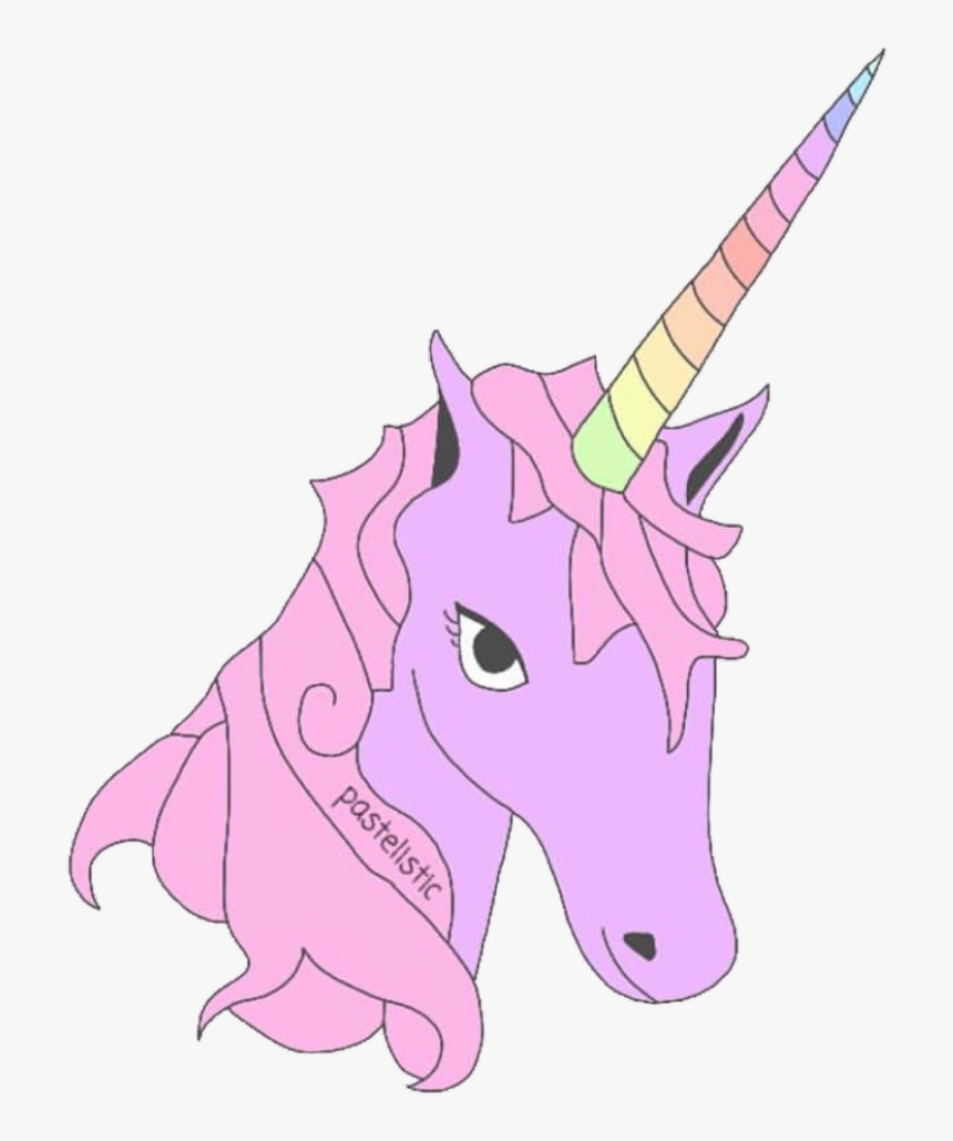 Aesthetic Unicorn Head Png, Transparent Png, Free Download