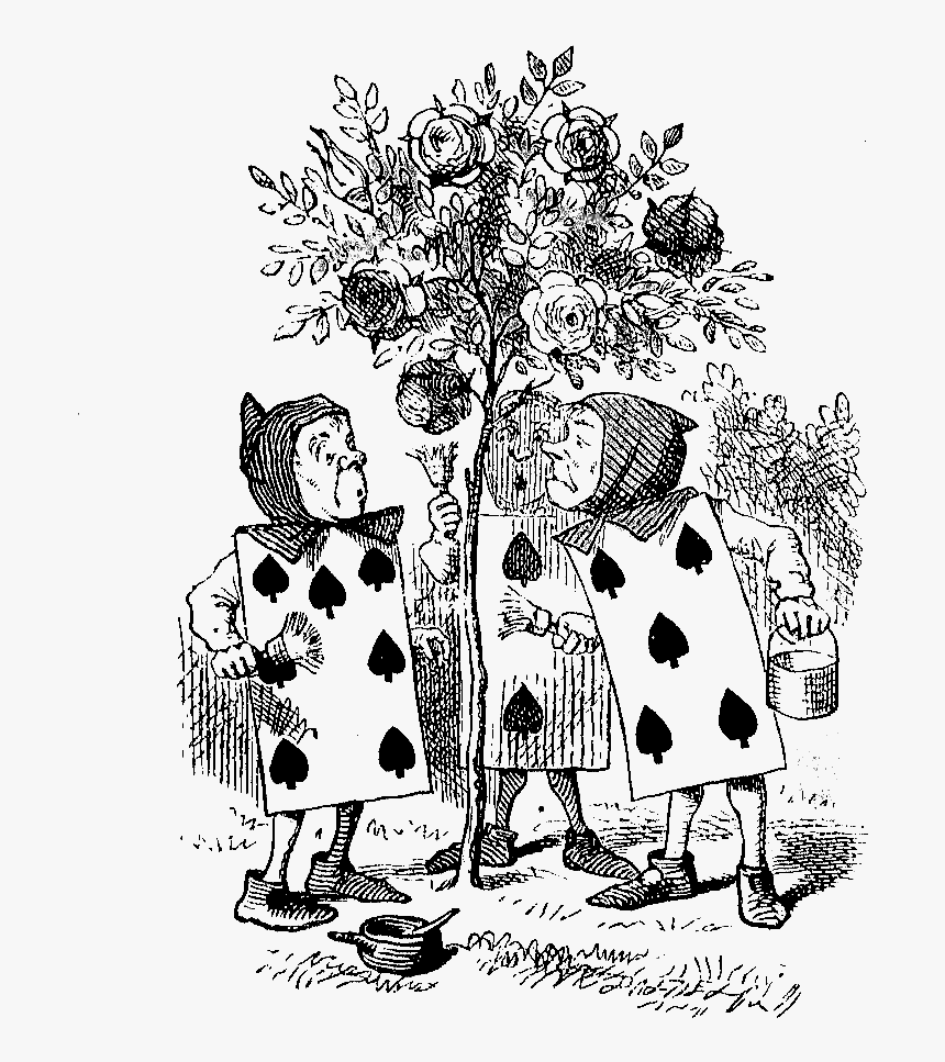 Transparent Alice In Wonderland Black And White Clipart - Gofer Vs Stewardship Delegation, HD Png Download, Free Download