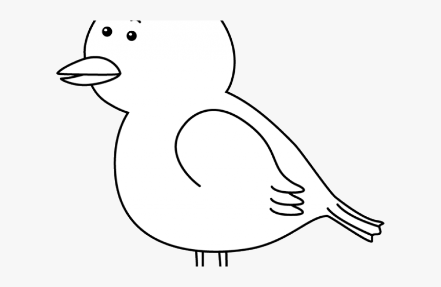 Bird Clipart Outline, HD Png Download, Free Download