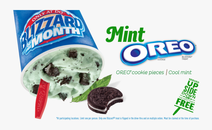 Mint Oreo Dairy Queen - S Mores Blizzard Dairy Queen 2018, HD Png Download, Free Download