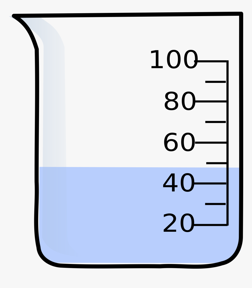 Cups Clipart Measuring - Vaso De Precipitado Dibujo, HD Png Download, Free Download