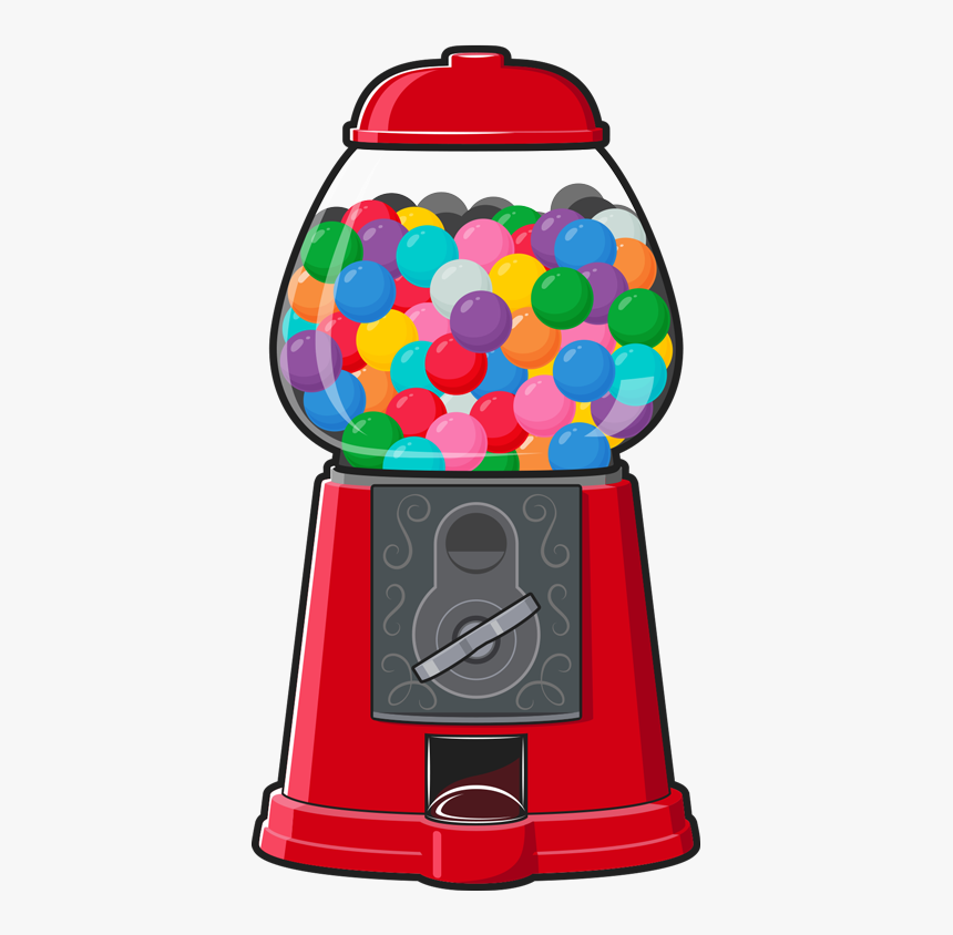 Splash Gumball Machine Regular - Bubble Gum Machine Clipart, HD Png Download, Free Download