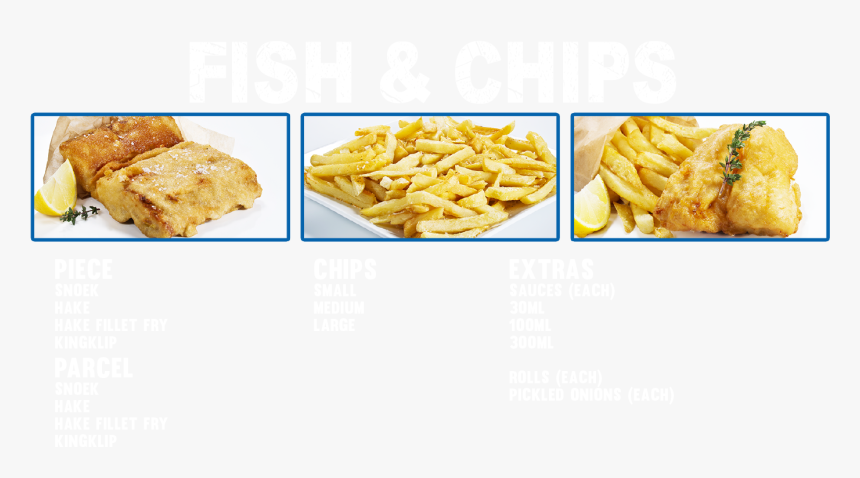 Fish & Chips Extrz-01 - Fast Food, HD Png Download, Free Download