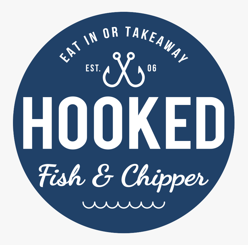Transparent Fish And Chips Png - Hooked Fish And Chips Logo, Png Download, Free Download