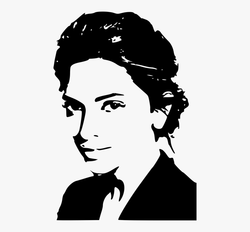 Woman Face Png Deepika Padukone Clipart - Deepika Padukone Stencil Art, Transparent Png, Free Download